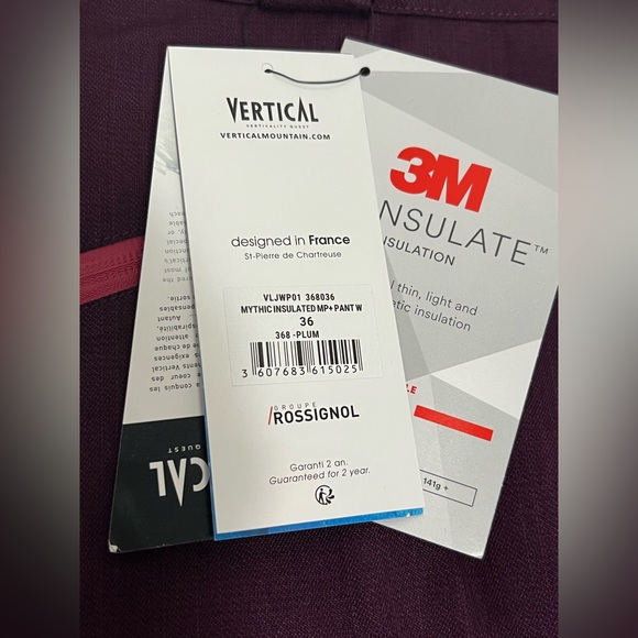 NWT - VERTICAL MYTHIC INSULATED MP+ SKI/SNOWBOARD PANTS - Picture 7 of 12